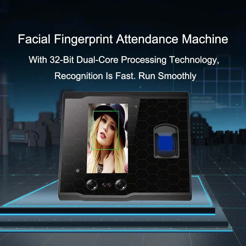 

Biometric Face Facial Time Attendance System TCP/IP USB Fingerprint Reader Access Control Attendance Clock Employees Device