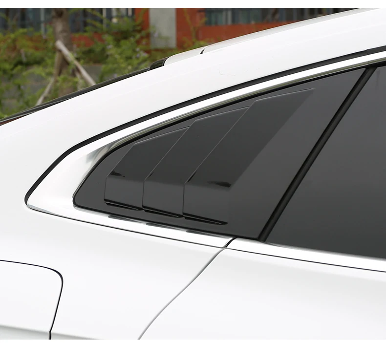 Lsrtw2017 углеродное волокно Автомобильный задний треугольник окна Планки для Volkswagen Arteon салонные аксессуары молдинги