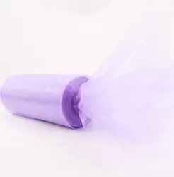 HAOCHU 10 м* 20 см прозрачная органза со стразами для свадебного украшения Декор ко дню рождения органза тюль ролл пачка юбка вечерние мероприятия - Цвет: light purple