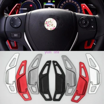 

Angelguoguo Car Steering Wheel Paddle Shift Paddle Shifters Decorations For Toyota REIZ CAMRY COROLLA ZELAS/LEVIN/RAV4