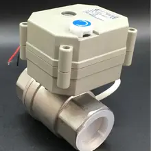 BSP/NPT 1 ''нормальный открытый/закрытый моторизованный шаровой клапан TF25-S2-B DN25 электрический клапан из нержавеющей стали AC/DC9V-24V 2 провода