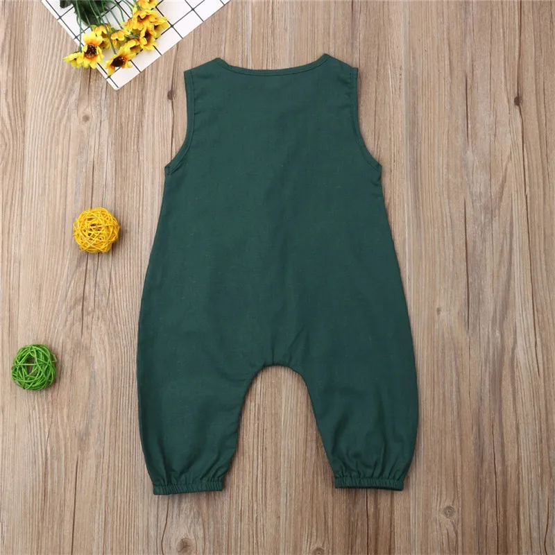 HTB1WmpoTjTpK1RjSZKPq6y3UpXag PUDCOCO Cute Kids Newborn Baby Boy Girl Cotton Linen Romper Solid Sleeveless Striped Jumpsuit Outfit Summer Casual Clothes 0-24M