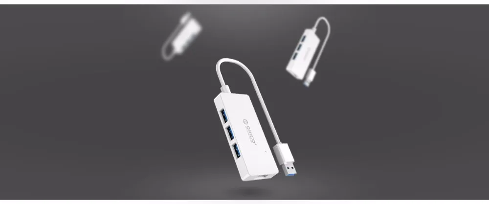 ORICO HS4U usb-хаб 4 порта USB3.0 концентратор прямоугольник мини-концентратор с OTG Функция для Windows и Mac OS-белый/черный