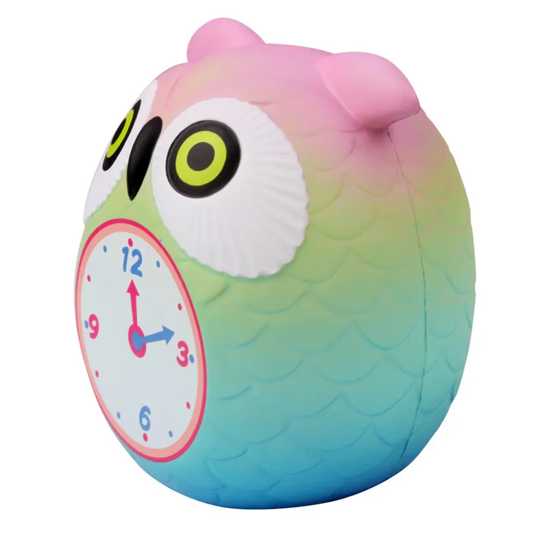 CuteSqueeze милая сова часы замедлить рост крем Ароматические декомпрессии игрушки Хлюпать игрушки для малыша детский A1