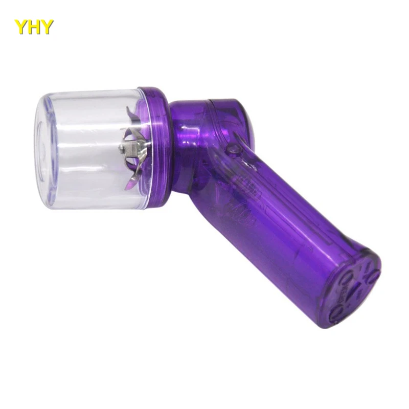 New hot Plastic handle electric smoke cracker mill smoke for daily use of tobacco chopper plastic grinder tobacco grinder herbal grinders05