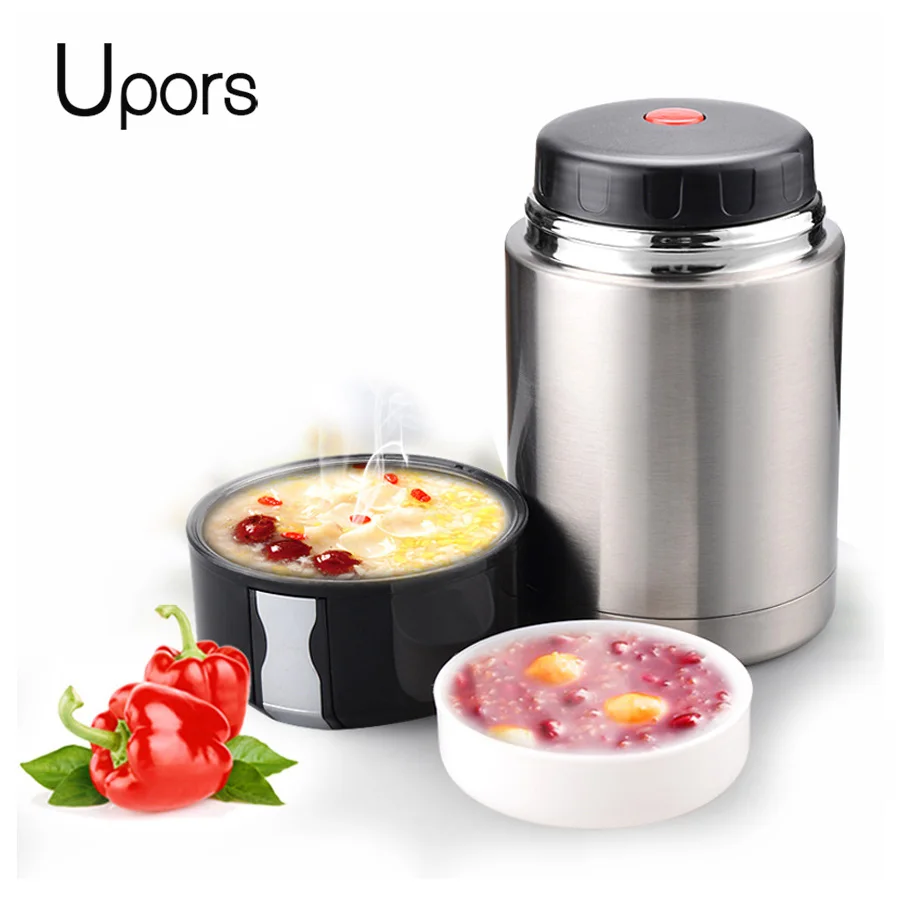 UPORS 800/1000 мл Термос для пищевых продуктов с контейнерами из нержавеющей стали