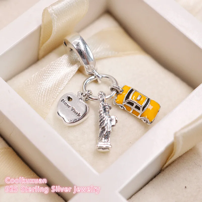 New york highlights pandora charm Clearance