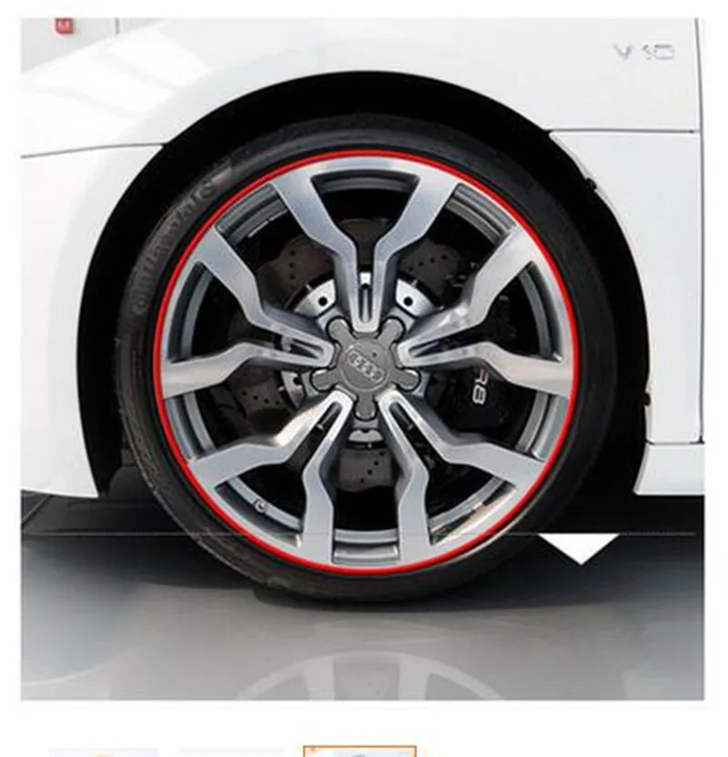 

Car-Styling Decoration Wheel rim Protector stickers for Porsche cayenne macan key 911 panamera boxster 997 996 cayen Accessories