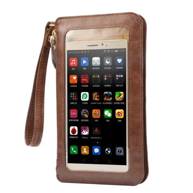 

Shoulder Belt Strap Touch Screen PU Leather Case For OPPO Find X R15 RX17 Neo Pro A7X F5 F7 Youth A3 F7 A1 A83 R11 R11S Plus