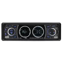 Мультимедиа Автомагнитола MP3 1 Din радио плеер Стерео Авторадио Bluetooth для FM/AUX дистанционное управление громкой связи