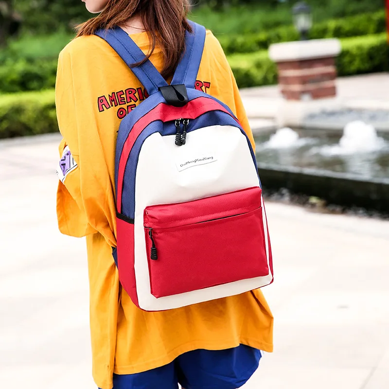 DORANMI студенты школьный панелями холст рюкзаки 2018 Горячие Lighweight Bagpack Путешествия