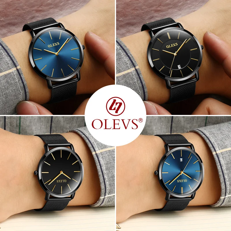 OLEVS couple watch Lovers Watches relogio masculino Fashion Design women dress Wristwatch men Casual Waterproof Sport watch saat