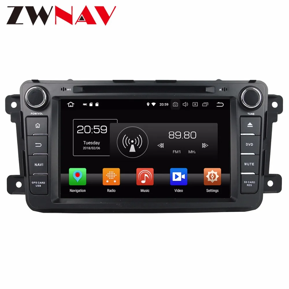 Top 2 Din Android 8.0 Car multimedia Player Autoradio GPS Navigation head unit for MAzda CX-9 2012 2013 car dvd player BT wifi Radio 2