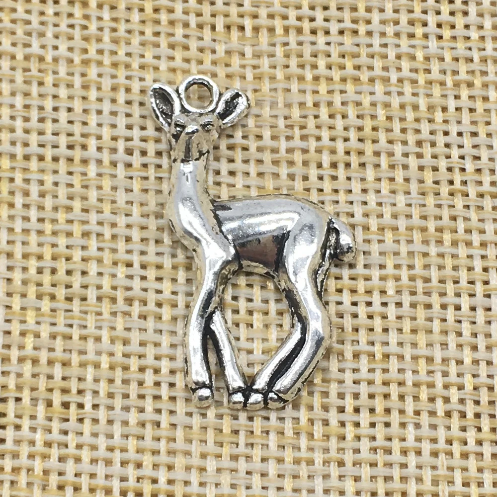 10 шт. Подвески в виде оленя античное серебро цвет своими руками|charms to make jewelry|charmcharm