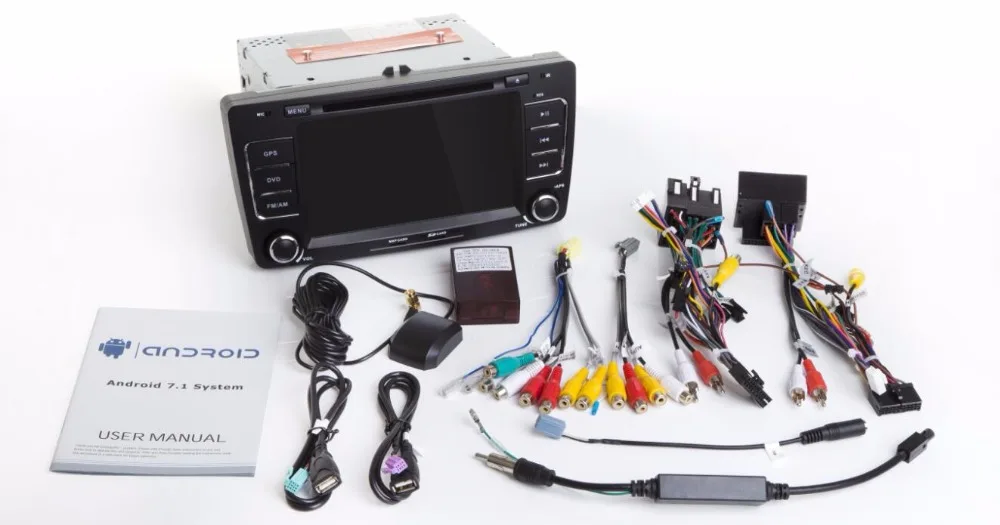 Perfect ROM 32/16G 4GB RAM Android 8.0 4G LTCar DVD PC Multimedia DVD Player GPS Navi Stereo Radio Fit SKODA OCTAVIA 2005-2008 / 2013- 3