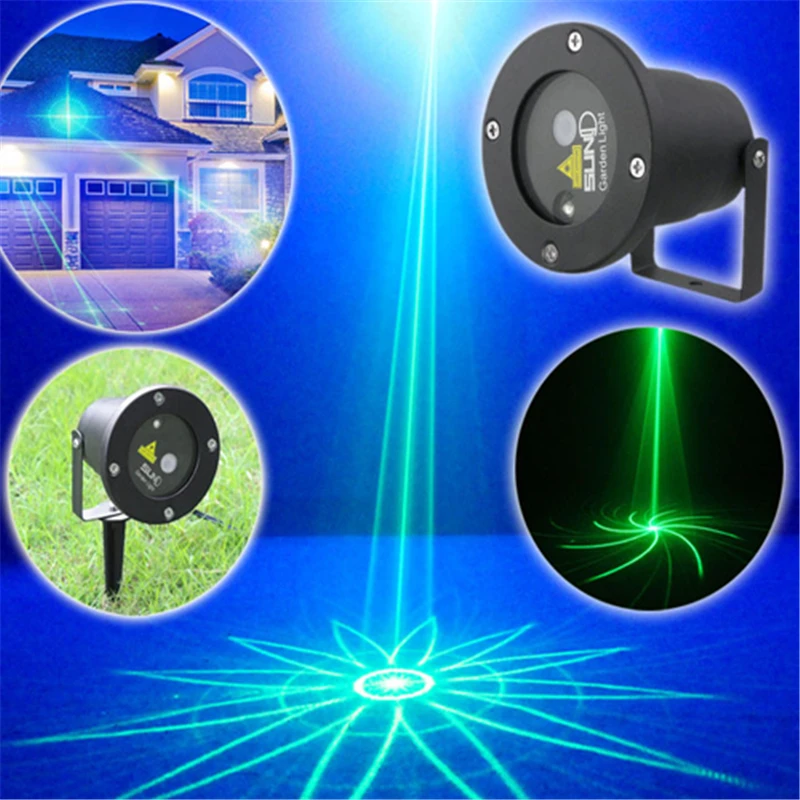 NEW Landscape Outdoor Laser Light Show Projector Waterproof Garden
