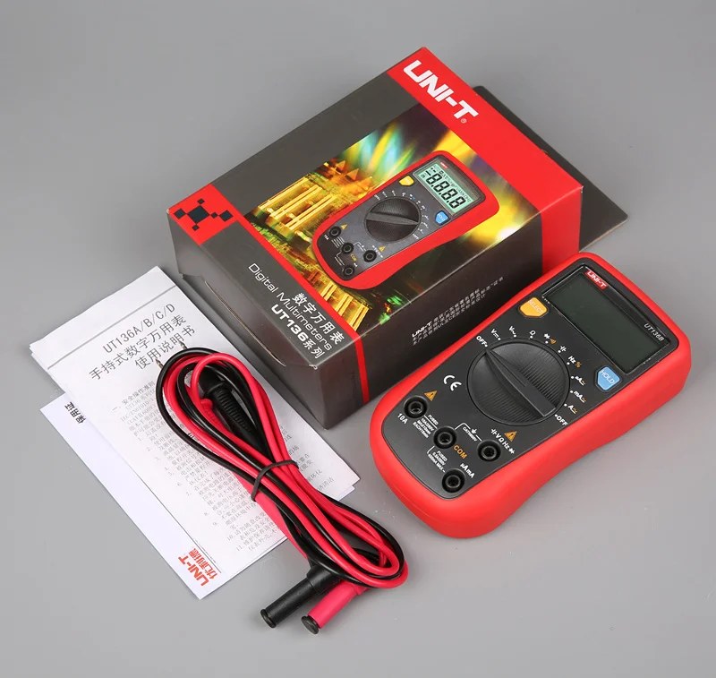 

UT136C Auto Range Multimeter Temp Frequency Resistance