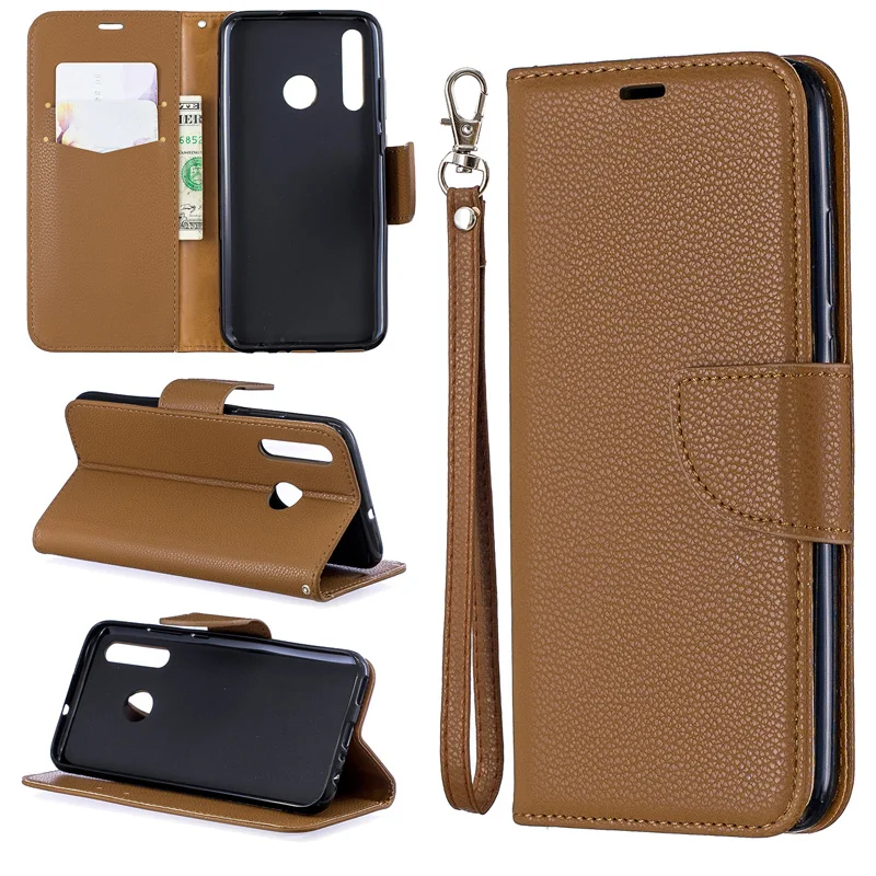 

Litchi Flip PU Leather Phone Case For Huawei P Smart Plus 2019 Cover Wallet Bag For Huawei Honor 9 10 20 Lite 10i 20i Case Book