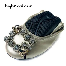 Бренд со стразами из натуральной кожи Кожаная обувь на плоской подошве женские модельные туфли обувь Туфли без каблуков женские балетки; большие размеры 35-43, удобные повседневные туфли на плоской подошве F024