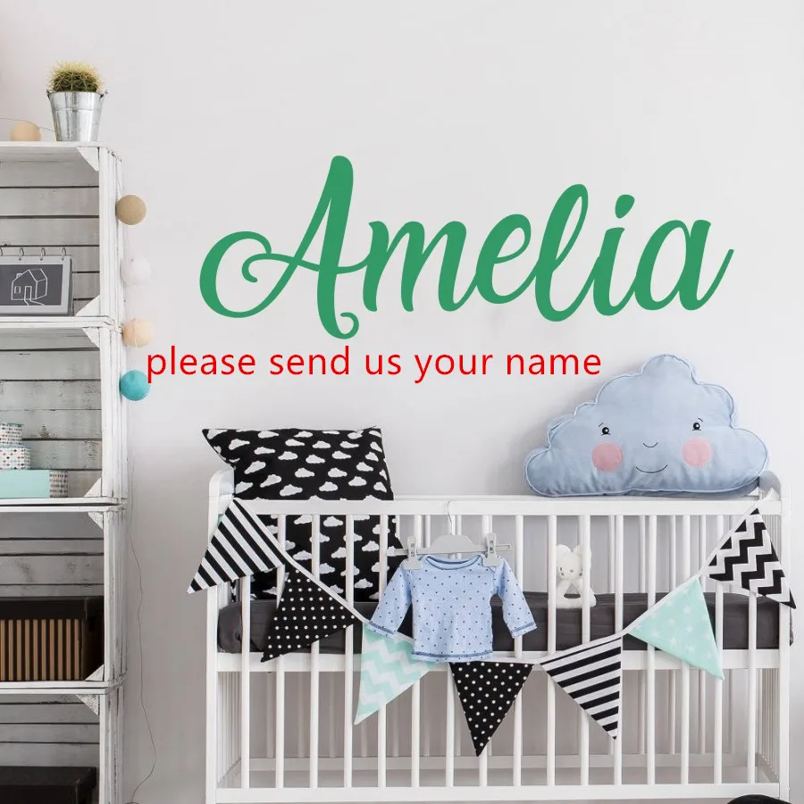 YOYOYU-Nome-Adesivo-personalizzato-Autoadesivo-Della-Parete-ragazzi-Ragazze-Decal-Nursery-Decor-Parete-del-vinile-Della (2)