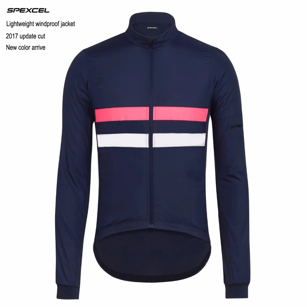 

SPEXCEL 2017 Lightweight windproof jersey High visibility reflective long sleeve cycling windproof jacket Bike Maillot Ciclismo