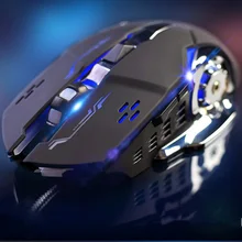 Basix USB Проводная игровая мышь silent 3200 dpi 6 кнопок оптическая мышь геймер LED светодио дный подсветкой для компьютера ноутбук ПК Мыши компьютерные