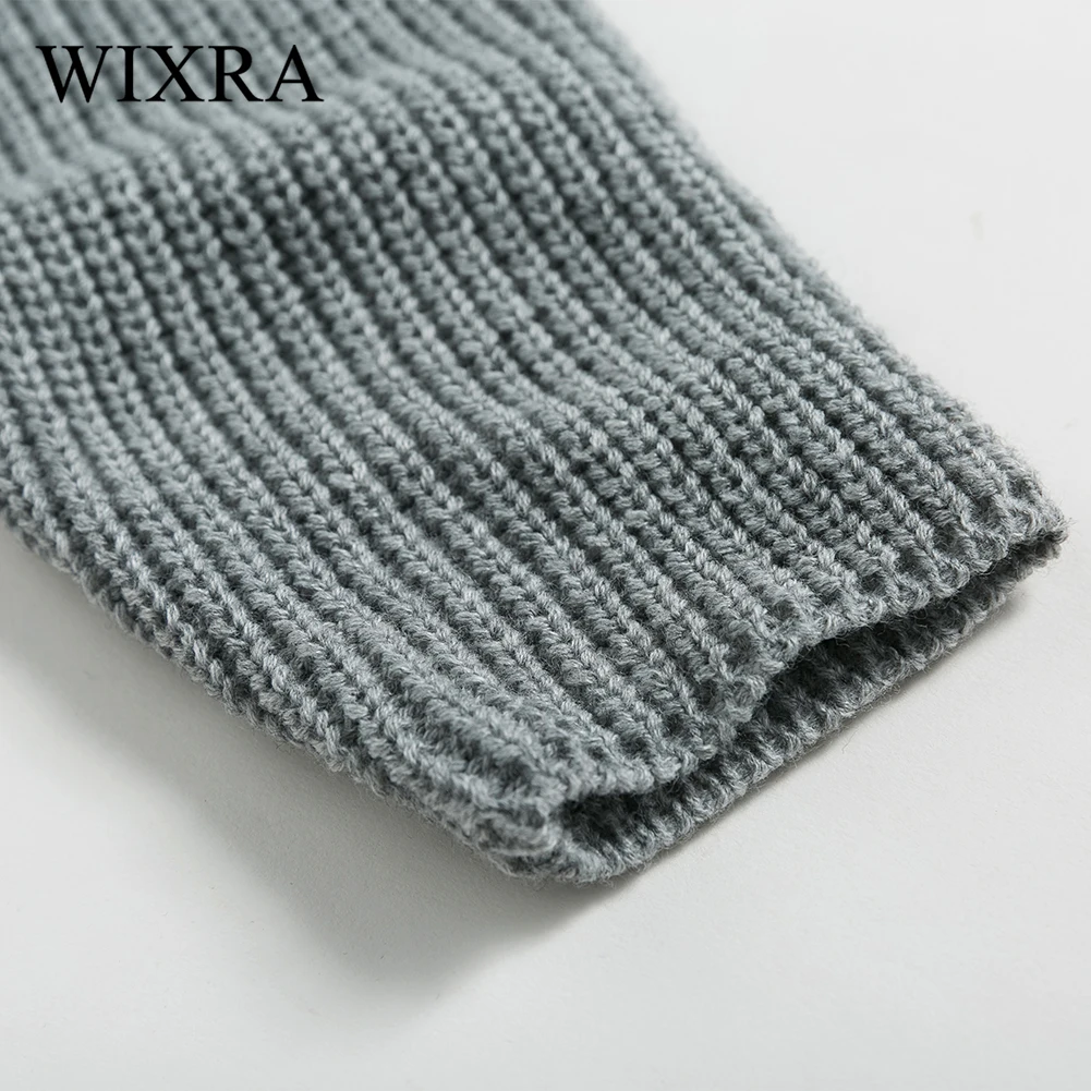 Wixra,, осень, зима, новинка, женские свитера, женские, повседневные, с круглым вырезом, свободные, с рукавом летучая мышь, топы, джемпер, пуловеры для женщин