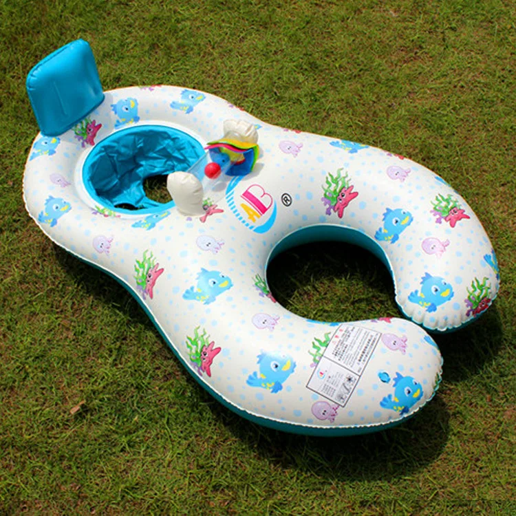 Бассейн плоты и надувная езда родитель-ребенок пары взаимодействие многоцветные утолщение надувные детские игры для бассейна