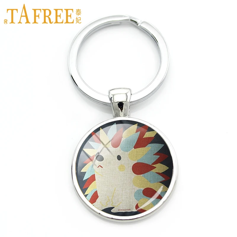 TAFREE бренд различные брелок для ключей Ежик маленькие коричневые животных