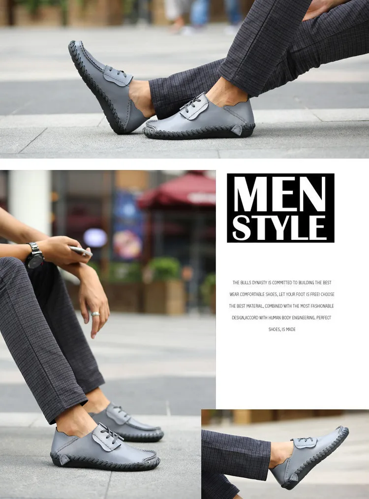 Merkmak/Мужская обувь из натуральной кожи, мужские туфли-лодочки, 2017 новые мужские лоферы, Повседневная модная мужская обувь на плоской
