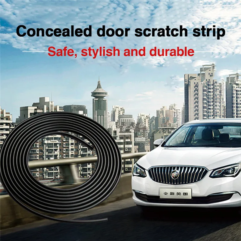 

Car Door Protection Sticker Anti Collision Auto Door Collision Avoidance Stick Rubber Strip Decoration Stickers Car Accessories