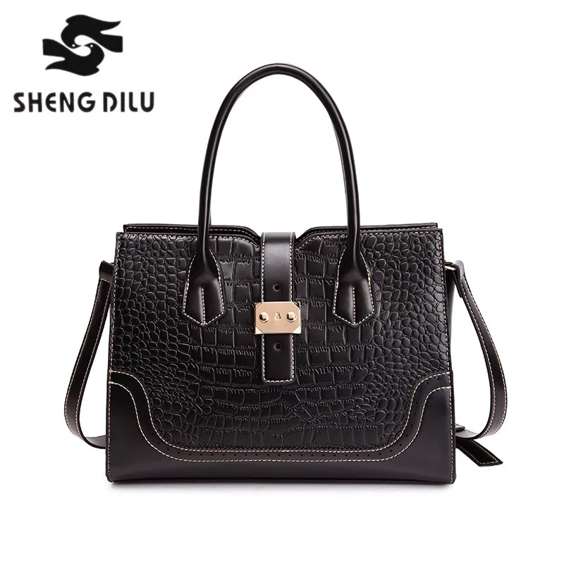 

Famous Designer Vintage Genuine Leather Handbag Women Shoulder Bag Brand Cowhide genuine leather handbags Skin Crossbody bag