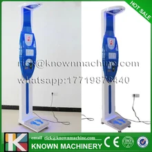 KN 18 Coin operated Ultrasonic Body Height Weight Measuring Machine free shipping by sea