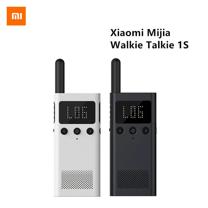 Новый Xiaomi Mijia двухканальные рации переговорные 1 s FM радио 5 дней в режиме ожидания
