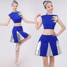 Disfraces распродажа танцевальных костюмов современная танцевальная одежда Джерси квадратный костюм аэробика представление одежда костюмы для чирлидеров