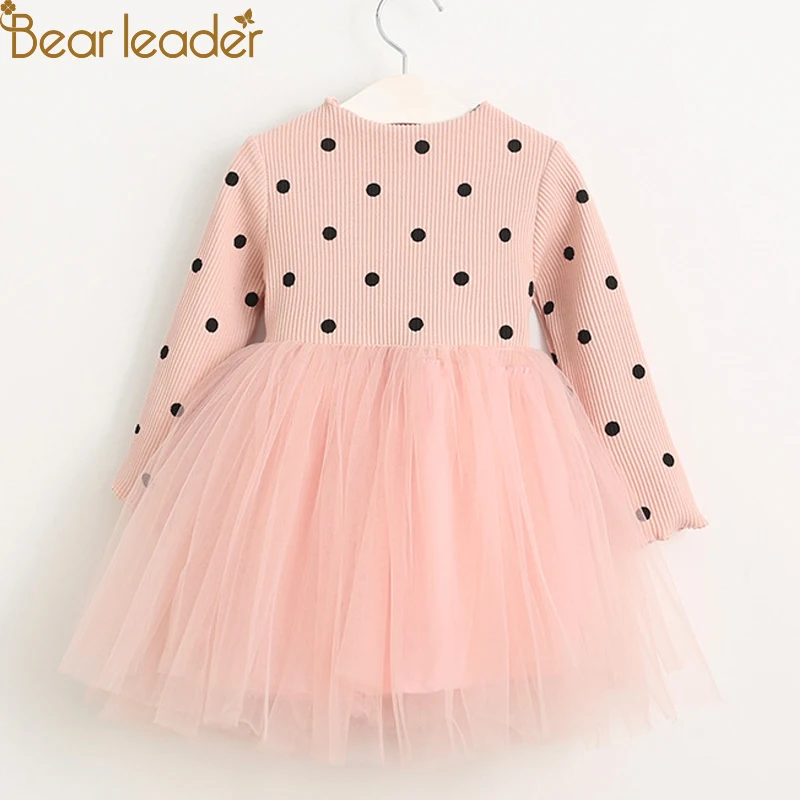 Bear leader/платье для девочек г. Новая Осенняя блуза для девочек детские рубашки с милым принтом грибов одежда для детей от 3 до 7 лет