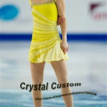 Платья для фигурного катания для девочек, новое модное Брендовое платье для соревнований на коньках DR3465