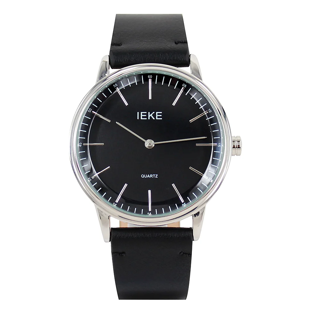 

IEKE Men Quartz Wristwatch Leather Band Simple Casual Bracelet Watch Male Bangle Wrist Watches Reloj Hombre