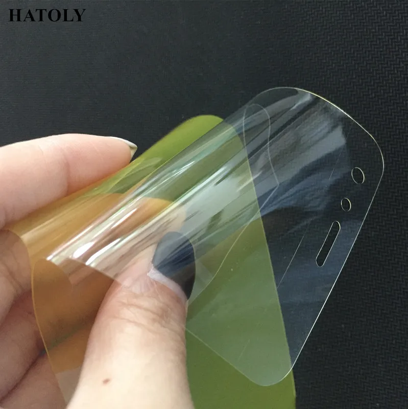 Защитная пленка HATOLY для Moto Z2 Play закаленное стекло мягкая ТПУ Motorola Z 2 Play|tempered glass|tpu