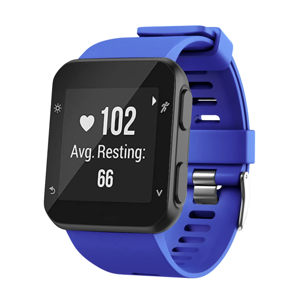 

Silicone Watch Band Strap Bracelet + Tool Screws For Garmin Forerunner 35 S288