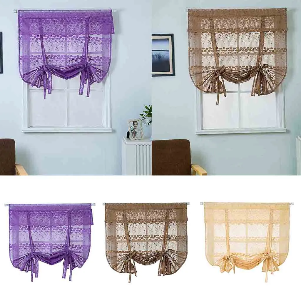 

117 x 160cm Curtain Tulle Door Window Curtain Drape Panel Shading Scarf Valances Nordic stylebedroom Living Room Curtains