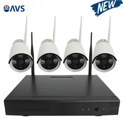 Наблюдения Беспроводной IP CCTV Камера Наборы с 720 P 1.0mp