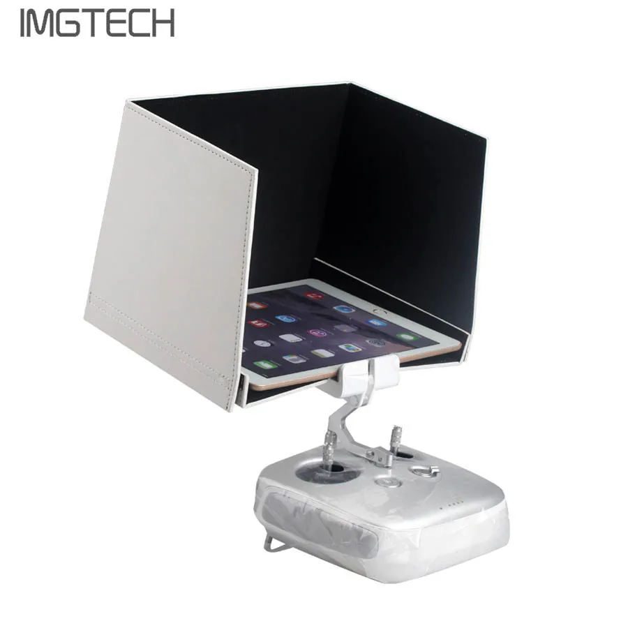 

9.7" DJI Phantom 4/3 Controller FPV Monitor Sun Hood Inspire 1 Remote Contorl Sunshade Hood for IPad Air/Air 2/9.7" Tablet White