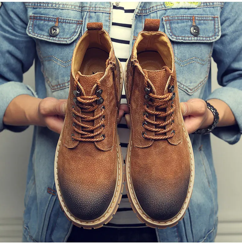 Обувь; мужские зимние ботинки; Мужская обувь timber Land; натуральная кожа; плюшевые теплые кроссовки; мужские военные ботинки; модель года; модные ботинки челси
