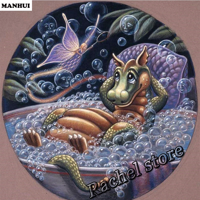 

Diamond Embroidery Diy Diamond Painting Cross Stitch Kits Diamond Mosaic Cartoon dragon Full Square Diamond Embroidery FA022