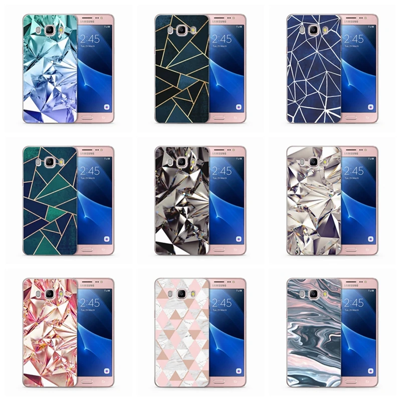TPU Case For Samsung Galaxy S7 edge S9 Plus A3 A5 2016 2017 prime J1 J2 J3 J5 J7 Colorful Soft Cover Marble Fundas C184 |