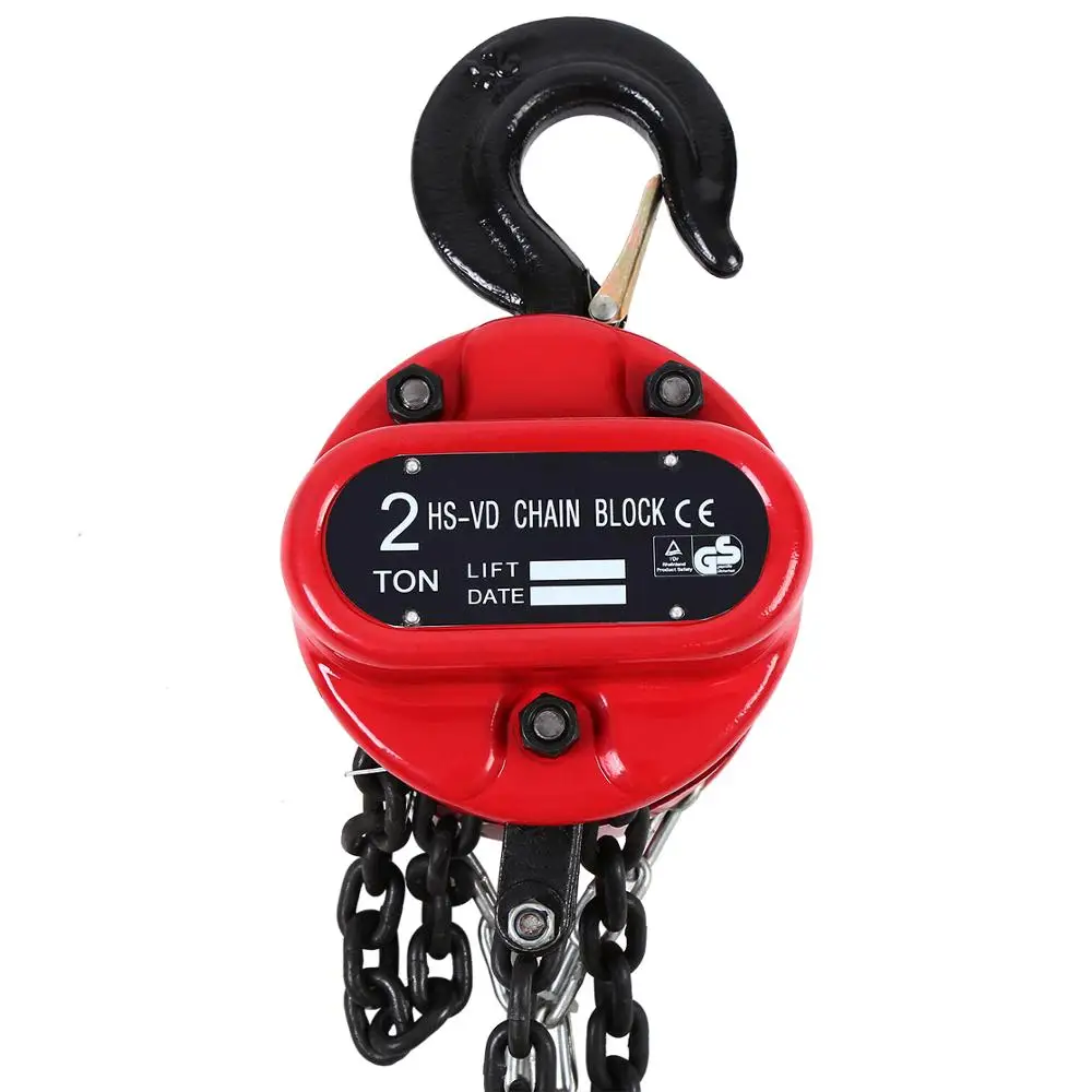 2 тонны двойной цепной блок 3 м цепная таль Heavy Duty снасти двигателя подъемный