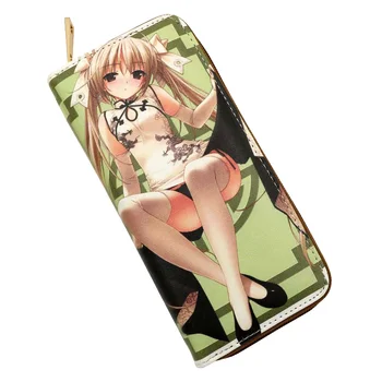 

In solitude where we are least alone Anime Gift Long Leather Wallet DATE A LIVE Card Holder Purse Sailor Moon Zipper Money Bag