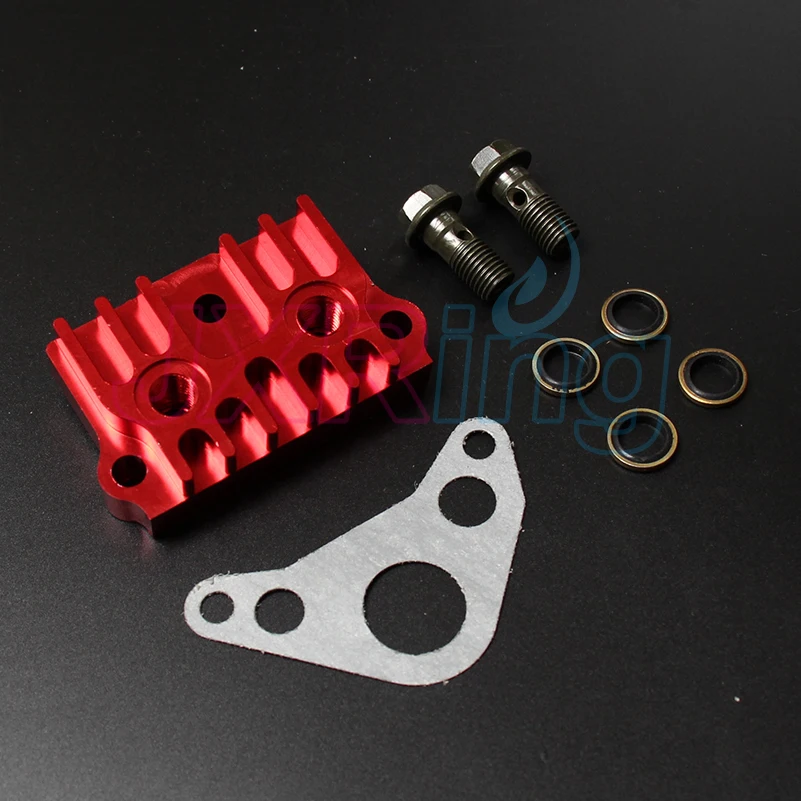 LF/YX 125 куб. См 140cc CNC масляный радиатор горизонтальный двигатель крышка цилиндра