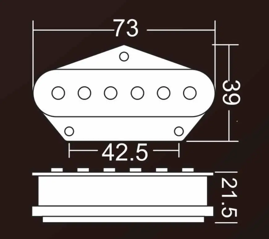 KAISH Black Tele пикапы для электрогитары|pickups for telecaster|electric guitar pickupsguitar pickup |